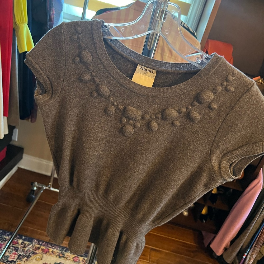 Chanel peplum top